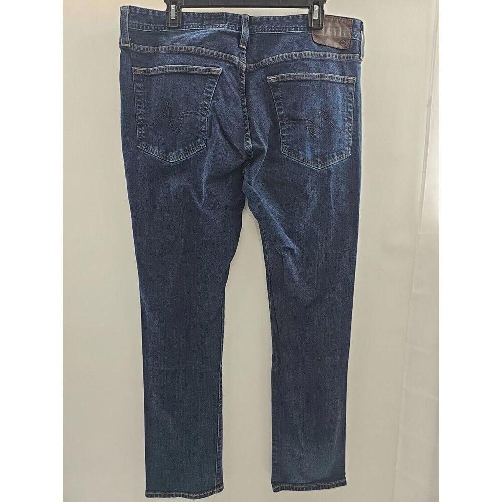 Adriano Goldschmied Men's Everett Jeans Blue‎ Slim-Fit Straight Size 36W 32L - Picture 2 of 7